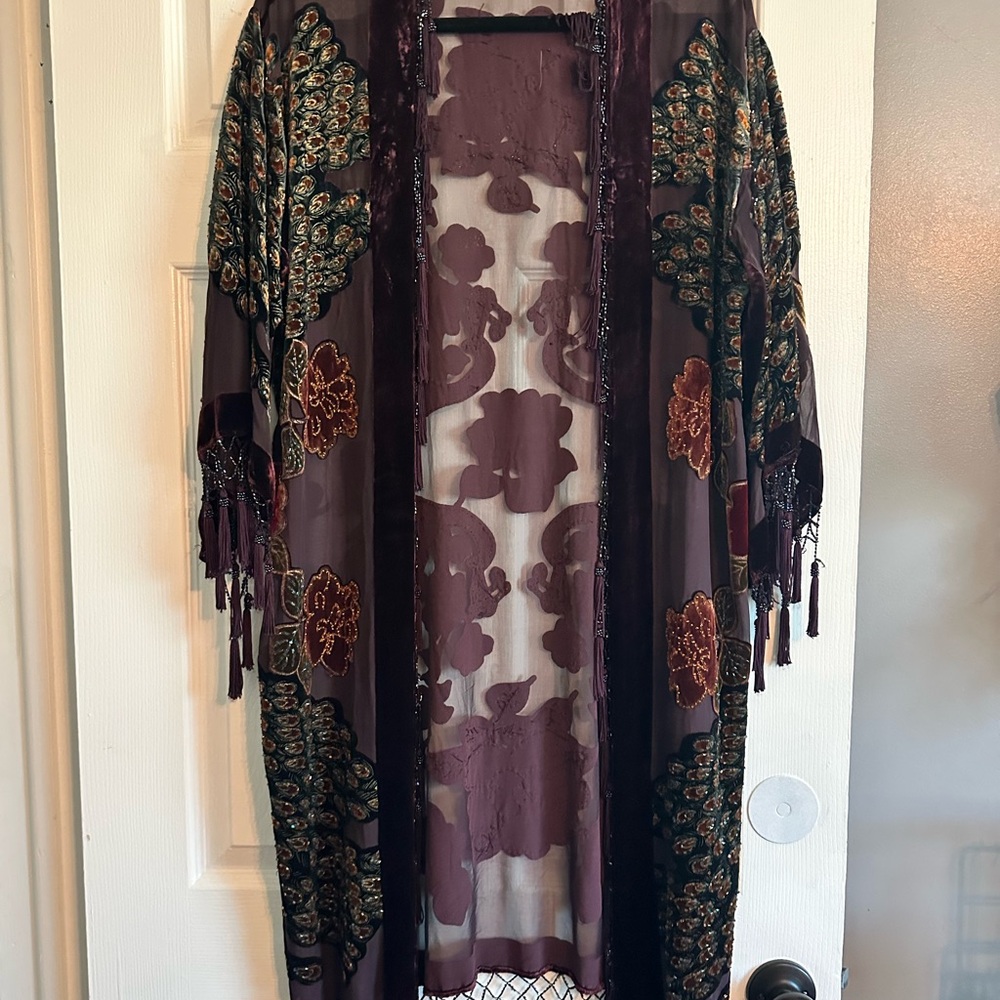 Vintage Floral Kimono Jacket